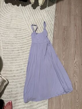 Wilfred Lavender Maxi Dress with Tie Detail